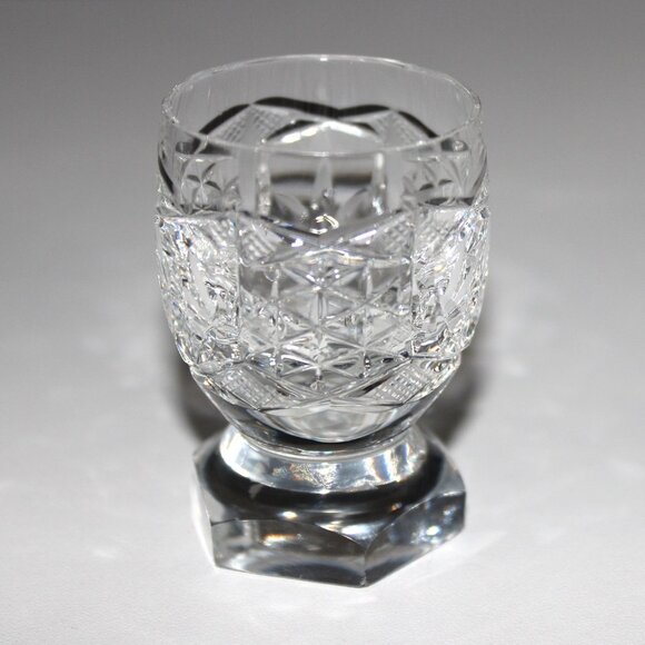 Trio of Crystal Shot Glasses | Vintage Cordial Liqueur Glasses - Picture 6 of 7